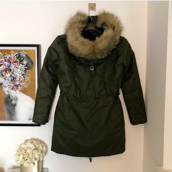 NEW J. Crew primaloft parka w/ faux fur trim XXSP - Picture 7 of 8